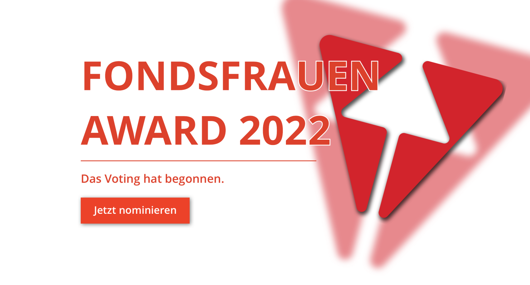 Fondsfrauen Award 2022 - das Voting hat begonnen